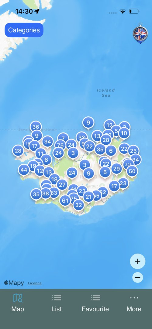 app on iPhone