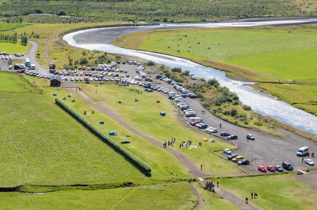 Sk gar Campsite Iceland The Beautiful