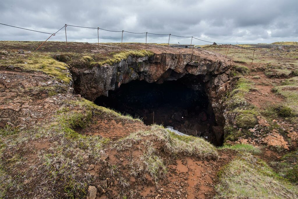 Raufarhólshellir lava tube - Iceland The Beautiful