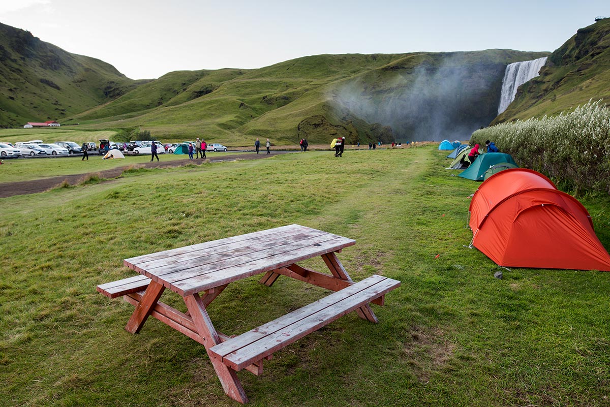 Sk gar Camping Ground Iceland The Beautiful